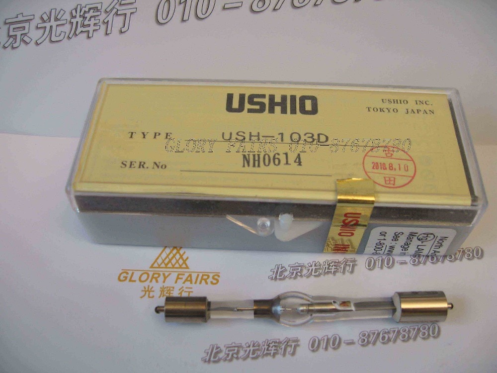 Ushio USH-103D 100W 103W 수은 짧은 아크 램프 Olympus BH2 AX 형광 현미경 전구, 자외선 경화 USH-103OL USH-1030L